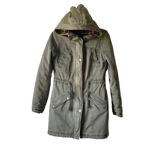 Hollister Jackets & Coats Hollister Army Green Utility Cargo Jacket